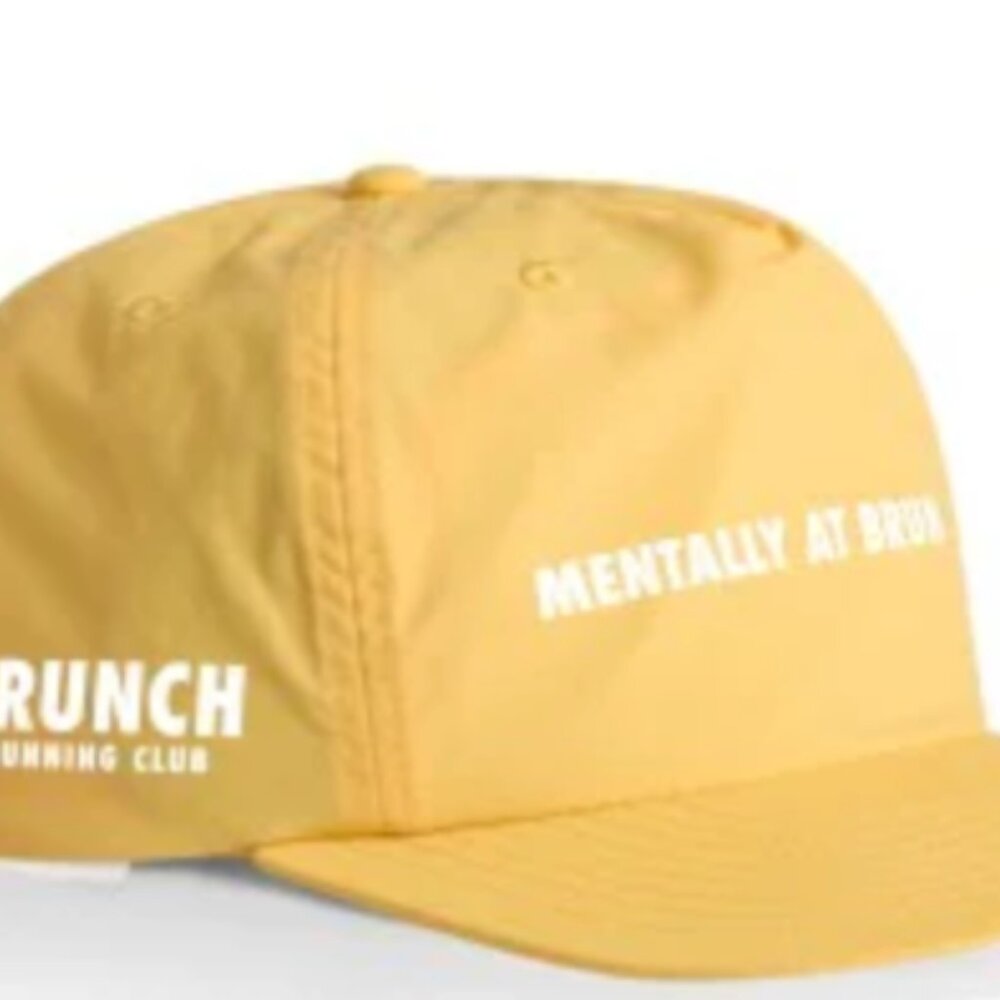 Mentally at Brunch Running Hat